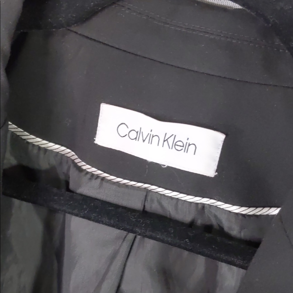 Calvin Klein Two Button Black Suit Jacket - Picture 8 of 12